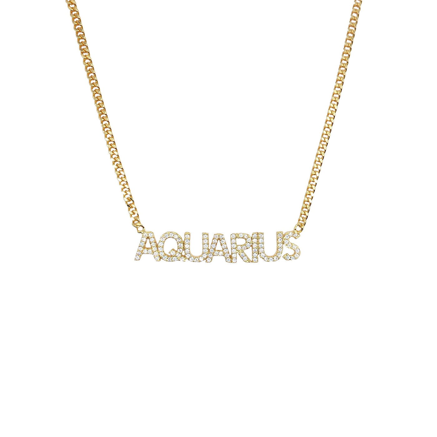 ICED ZODIAC NECKLACE