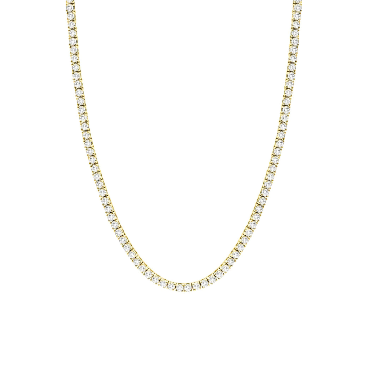 TYRA TENNIS NECKLACE - GOLD