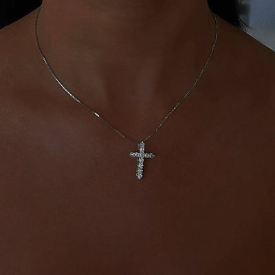 CANDICE CROSS NECKLACE